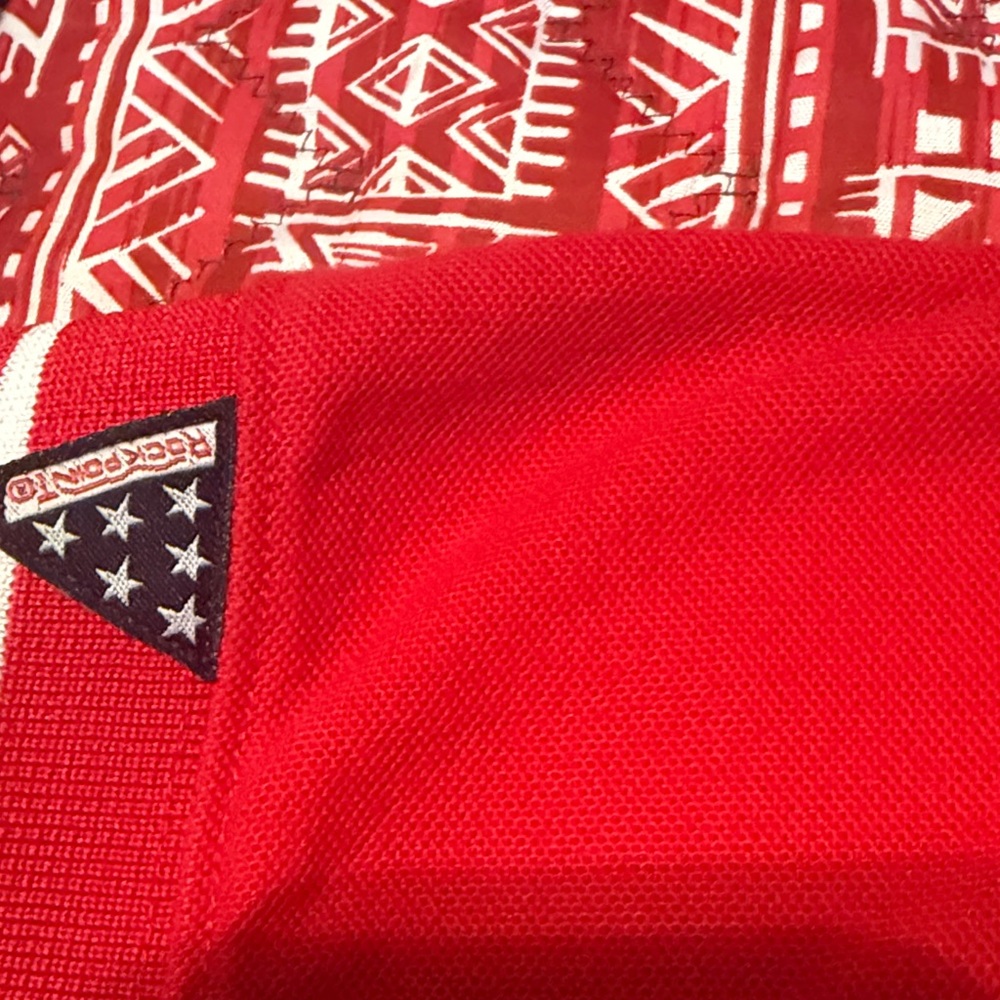 4th July Rock Port Red/Navy 4th July Polo Shirt in Excellent Condition. Xl - Picture 8 of 9